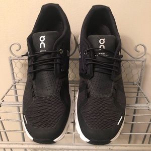 ON Cloud Womens Sneakers  Black White 8